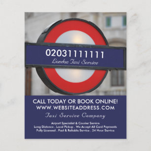 London City Taxi Sign & Price List Flyer