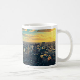 London Cityscape with Sunset Coffee Mug