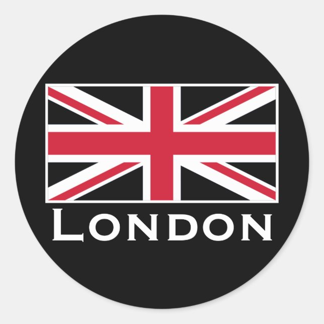 London Classic Round Sticker (Front)