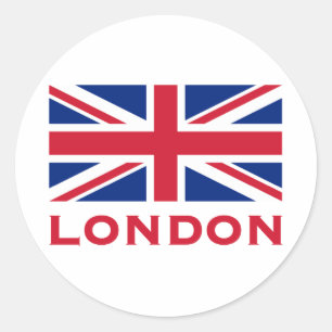 London Classic Round Sticker