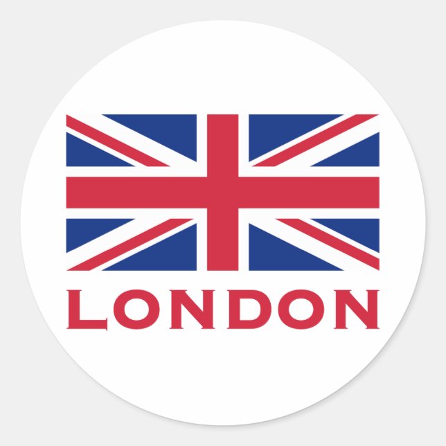 London Classic Round Sticker (Front)