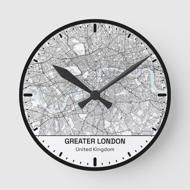 London Clock City Line Art (Front)