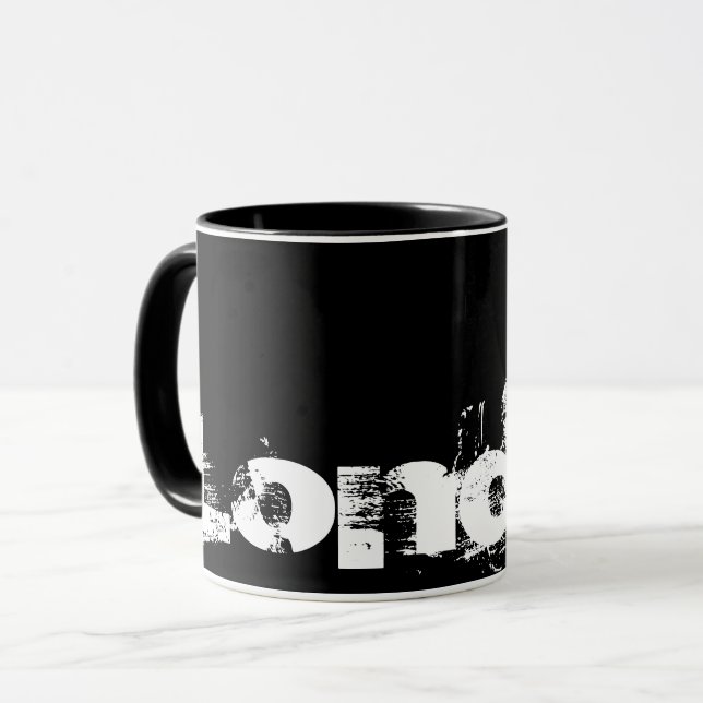 London - Cool Black And White Style Mug (Front Left)