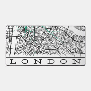London Desk Pad Mapped