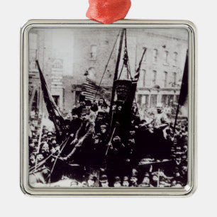 London Dock Strike, 1889 2 Metal Tree Decoration