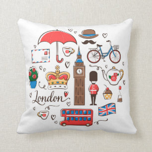 London Doodles Cushion