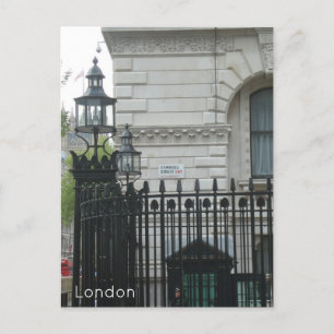 London - Downing Street Holiday Postcard