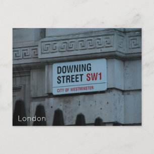 London - Downing Street Holiday Postcard