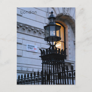 London - Downing Street Holiday Postcard