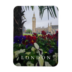 London Elizabeth Tower view fridge magnet