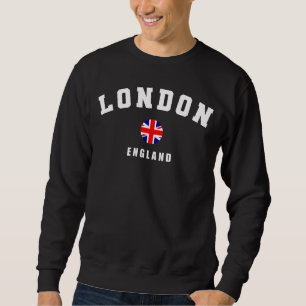 London England And British Flag Men's Sweatshirt