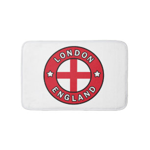 London England Bath Mat