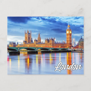 London, England   Big Ben Postcard