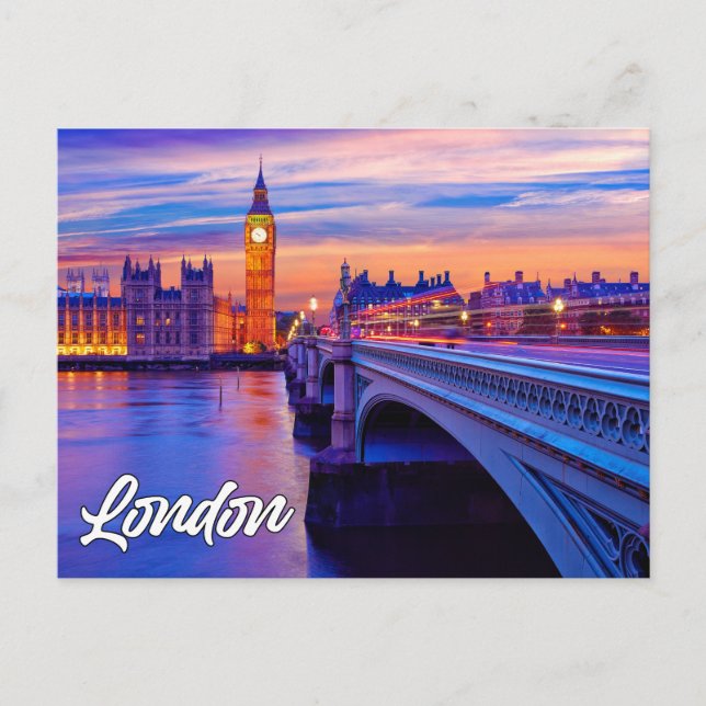 London, England | Big Ben Postcard (Front)