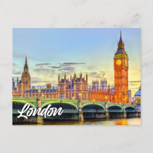 London, England Big Ben Postcard