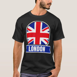 London, England British Union Jack T-Shirt