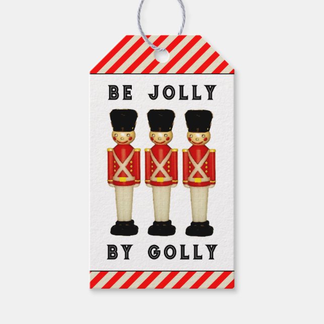 London England Christmas Gift Tags (Front)