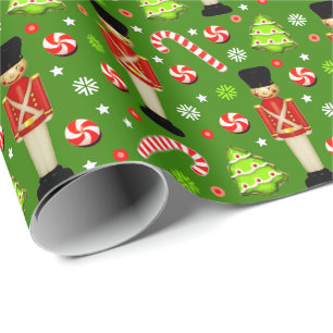 London England Christmas Gift Wrapping Paper