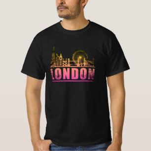 London England City Skyline Cityscape Funny Gift T-Shirt