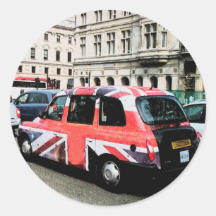 London England Classic Round Sticker