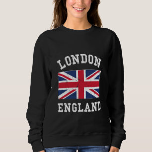 London England Flag Souvenir Tourist For Men Women Sweatshirt