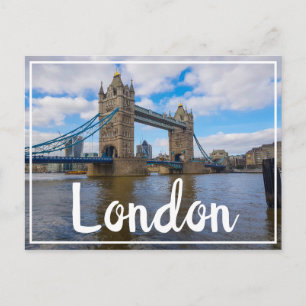 London England Great Britain Tower Bridge Postcard