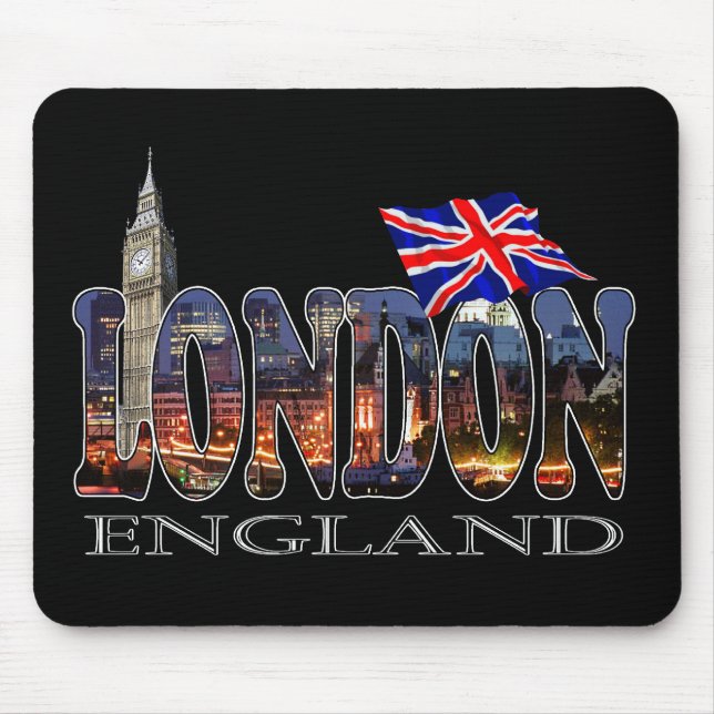 London England Mouse Pad (Front)
