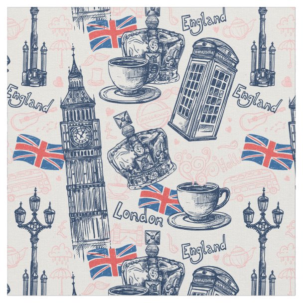 Big Ben London England Fabric Zazzle