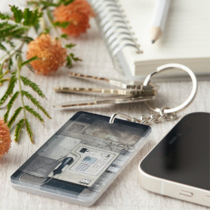 London England Phone Box Photo Key Ring