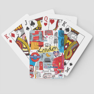 London, England Playing Cards