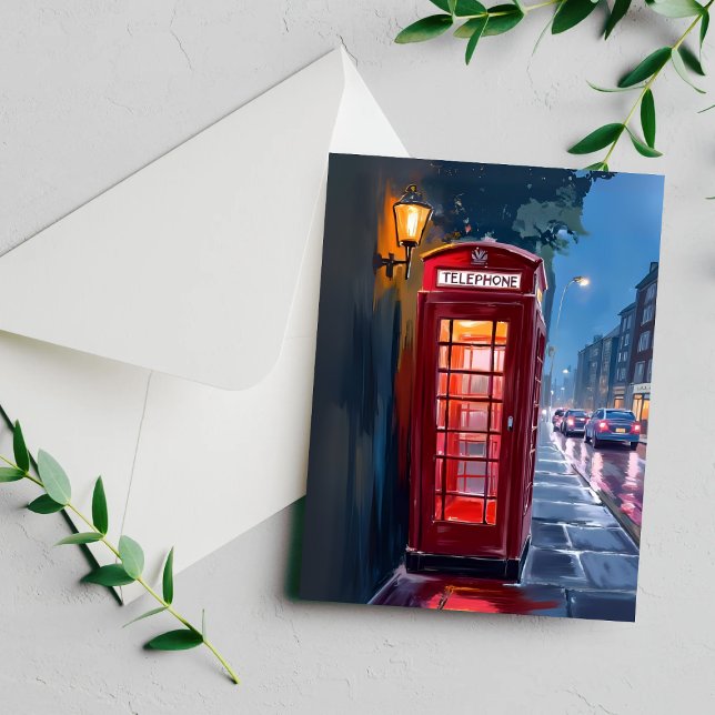 London England Red Telephone Booth Travel Postcard (Creator Uploaded)