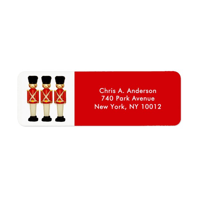 London England Return Address Label (Front)