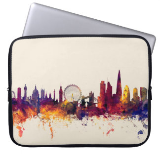 London England Skyline Laptop Sleeve