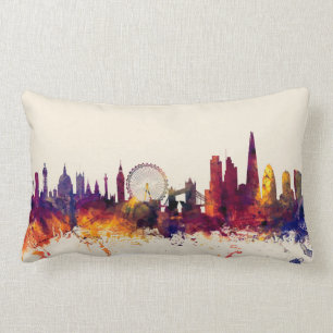 London England Skyline Lumbar Cushion