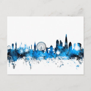 London England Skyline Postcard