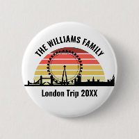 London England Sunset Custom Family Trip