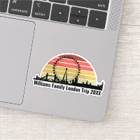 London England Sunset Customised Laptop