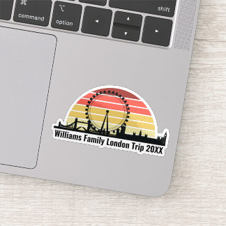 London England Sunset Customised Laptop