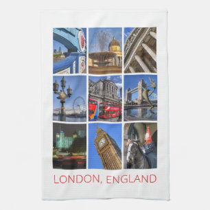 London, England Tea Towel