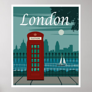 London, England Travel Poster