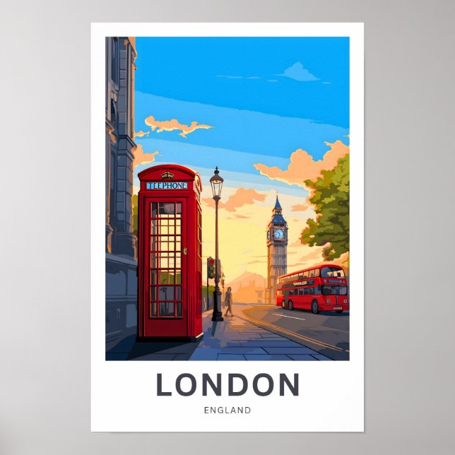 London England Travel Print (Front)