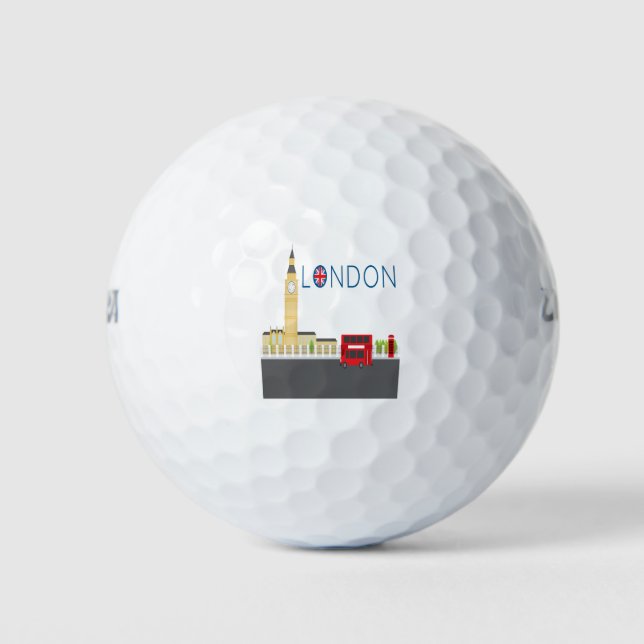 London-england-uk-travel-europe-big ben-city golf balls (Front)