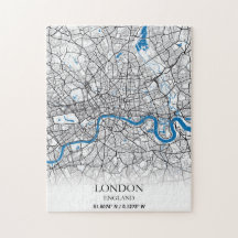 London England United Kingdom City Map Travel