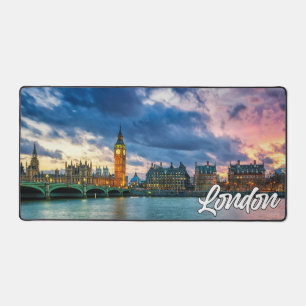 London, England, United Kingdom Desk Mat