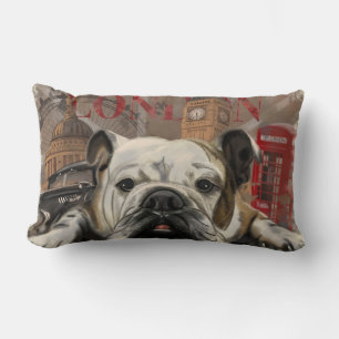 London English Bulldog Lumbar Cushion
