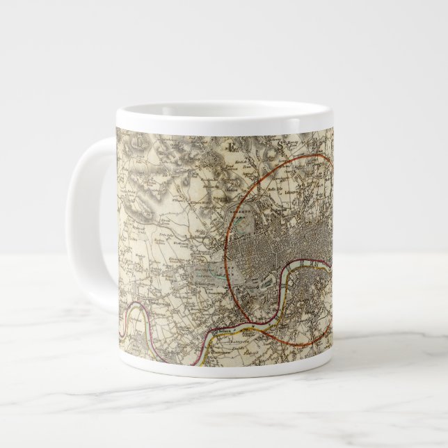 London environments large coffee mug (Front Left)