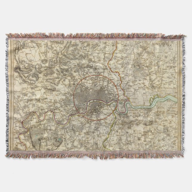 London environments throw blanket (Front)