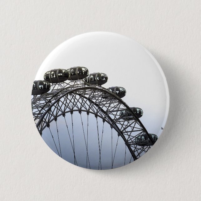 London Eye 6 Cm Round Badge (Front)
