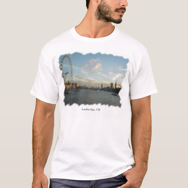 London Eye and Parliament T-Shirt (Front)