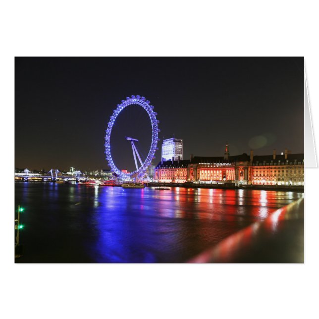 London Eye at Night (Front Horizontal)